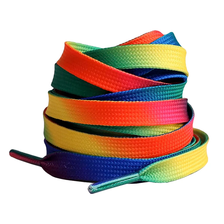 Dye Sublimation Tubular Shoelace - 3/8" Wide 1