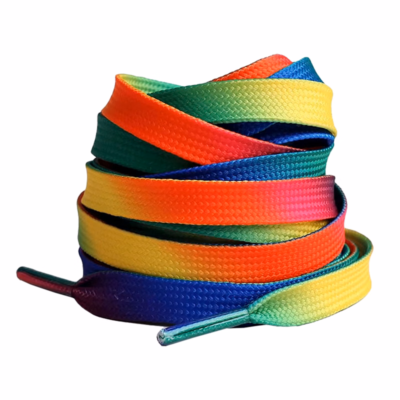 Dye Sublimation Tubular Shoelace - 3/8" Wide