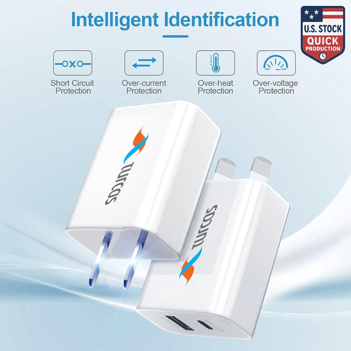 Dual Port USB Wall Charger & Power Adapter 1