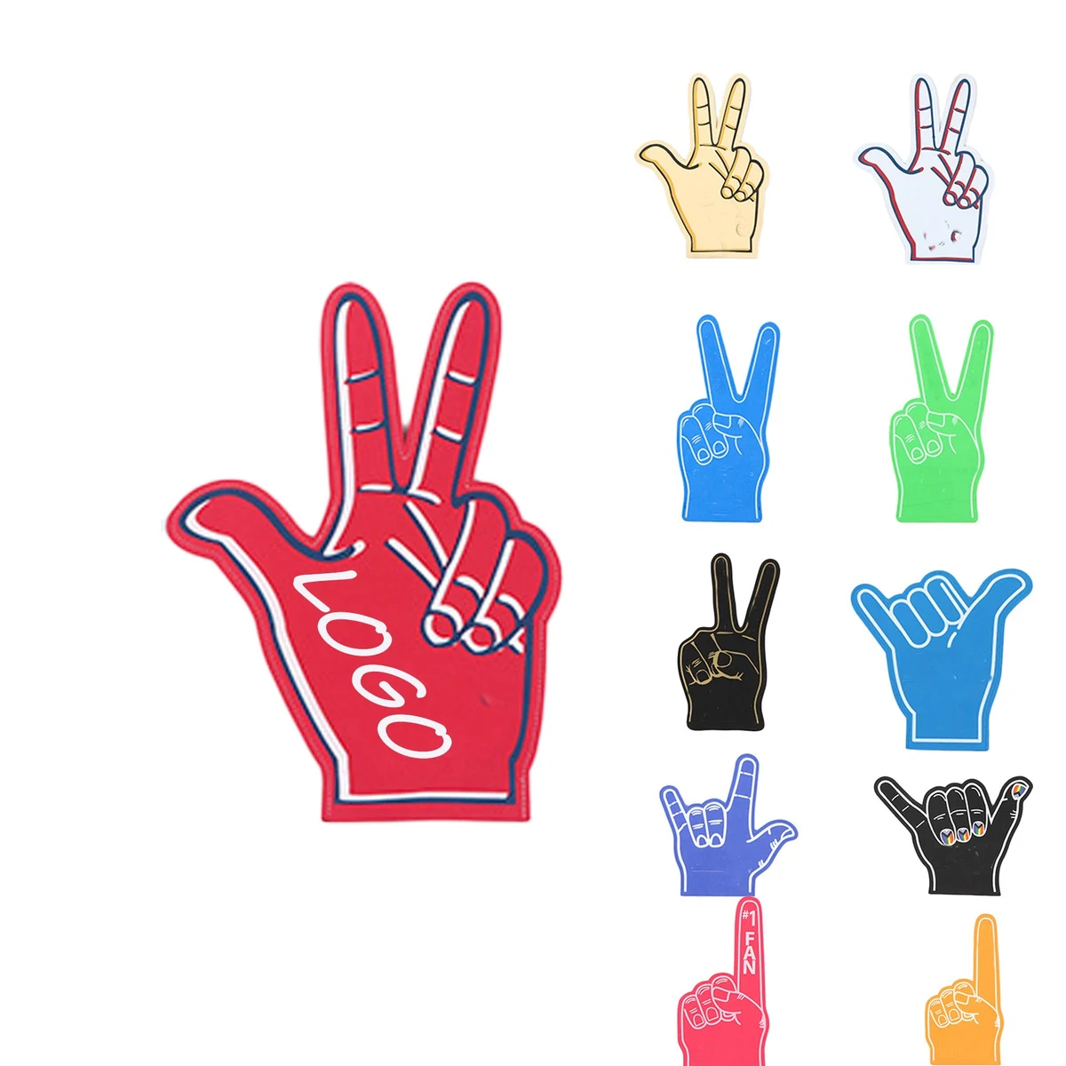 Cheering Prop Cheering Finger Cheer Leading Foams Hand 1