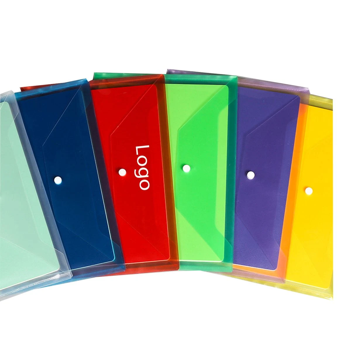 Clear Envelopes Document Folders Bag with Snap Closure 1