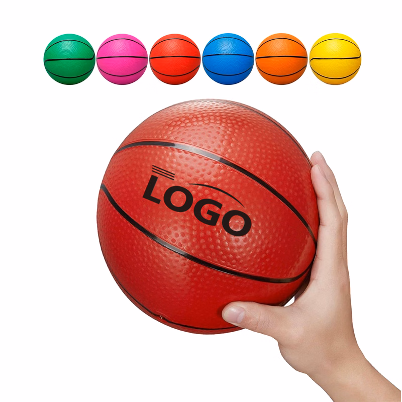 Cheerful 7" Kids PVC Game Basketball