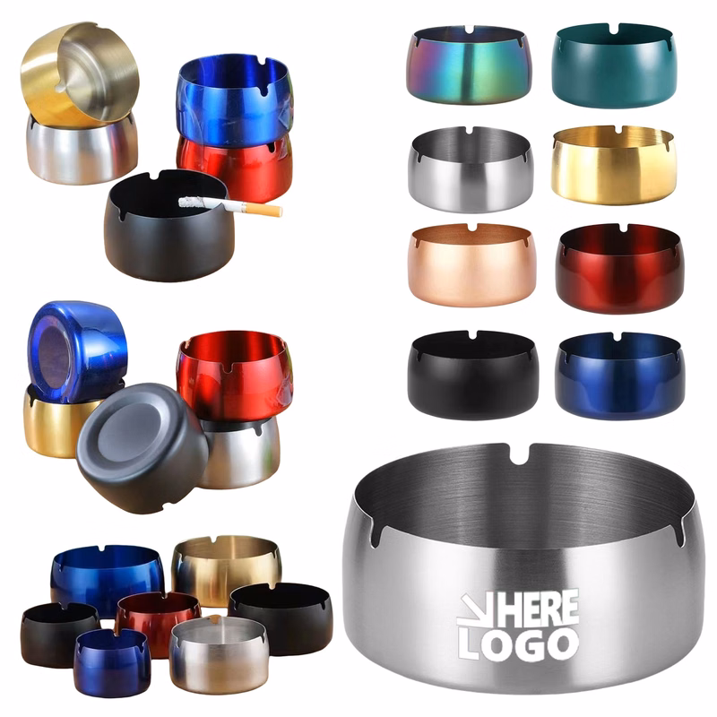 Unbreakable Stainless Steel Ashtray