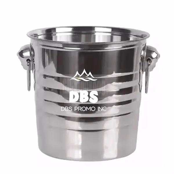 Stylish Double Wall Insulated Ice Buckets with Handles
