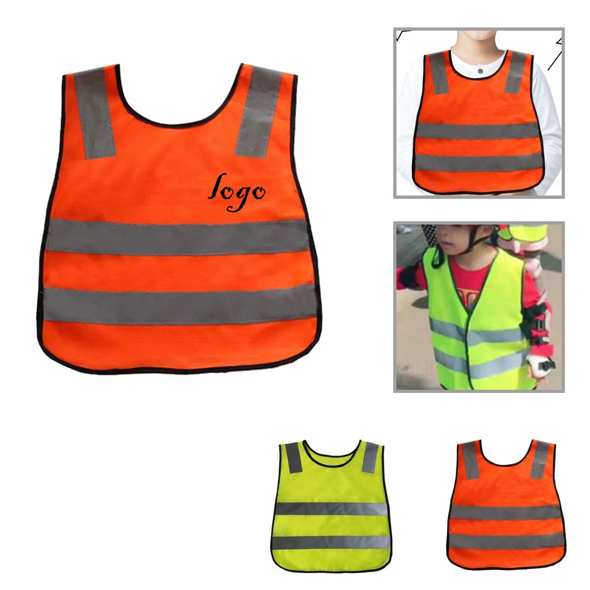 MOQ30 Kids High Visibility Safety Vests 1