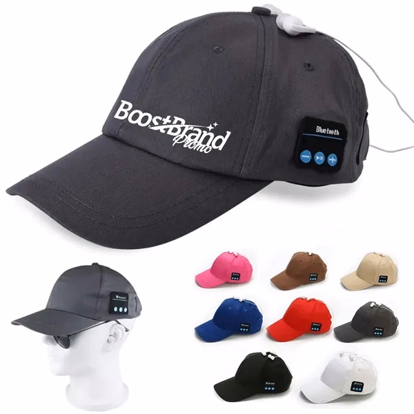 Custom Bluetooth Baseball Cap with Integrated Wireless Headset — Tech Music Promo