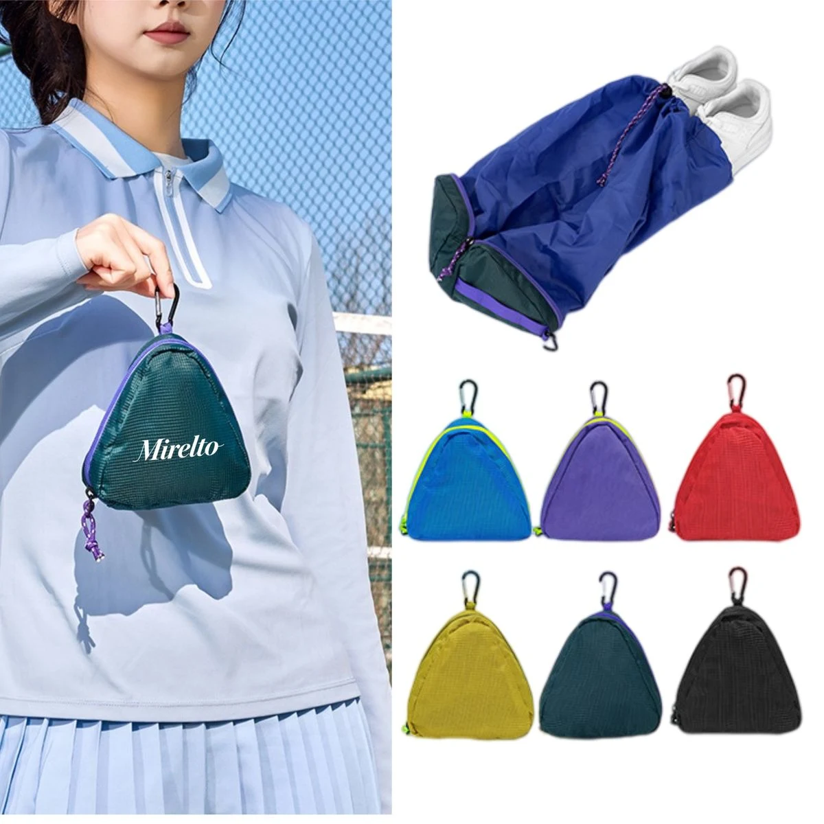 Waterproof Shoe Storage Pouch with Zipper & Handle 1