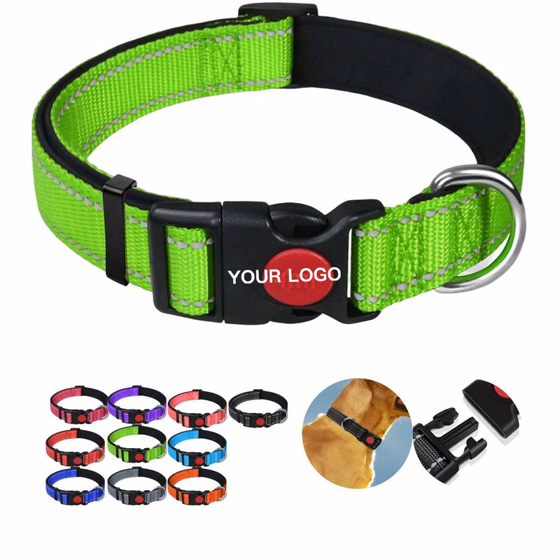 Durable Pet Collar with High Visibility Design