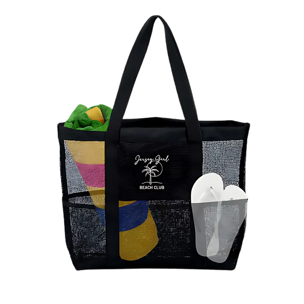 Deluxe Mesh Beach Tote Bag 1