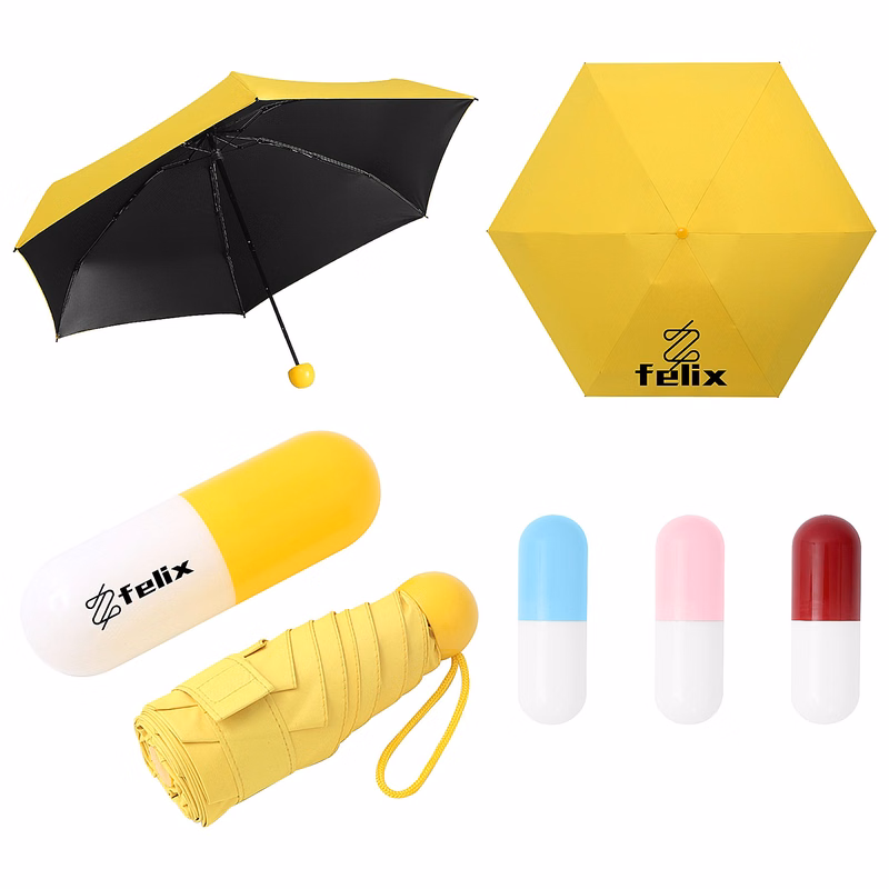 Mini Travel Umbrellas For Rain Portable Capsule Outdoor Umbrella