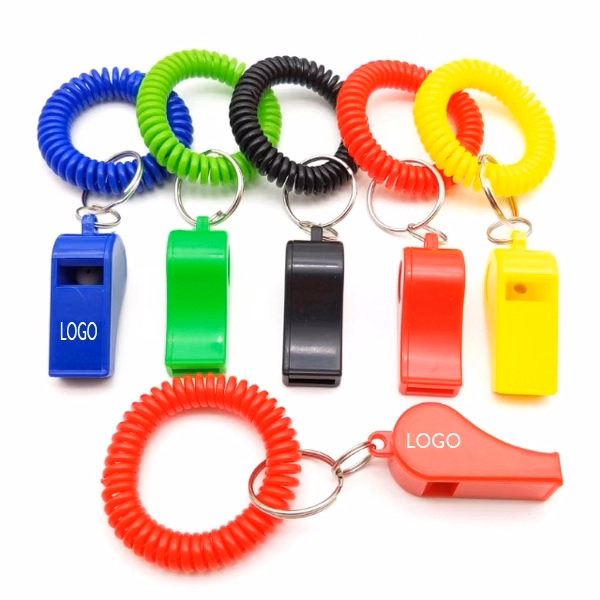 Whistle Coil Keychain