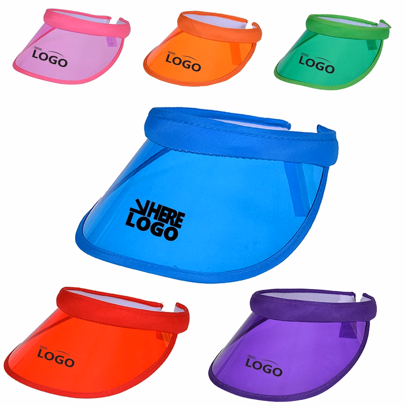 Unisex PVC Sun Visors