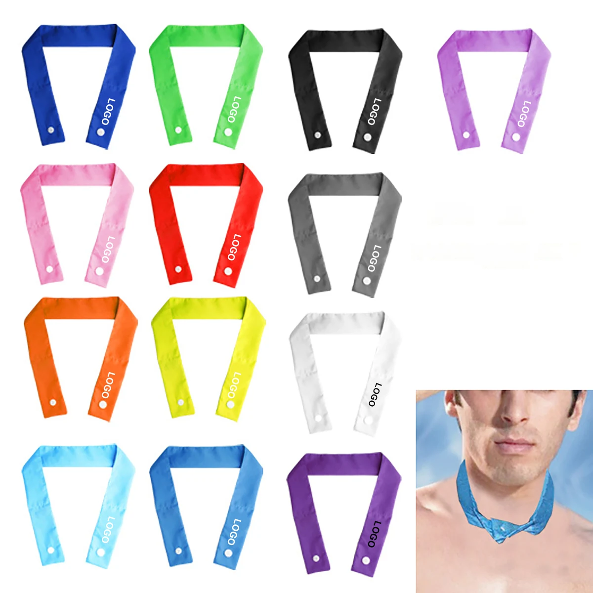 Water Absorbing Cooling Headband 1