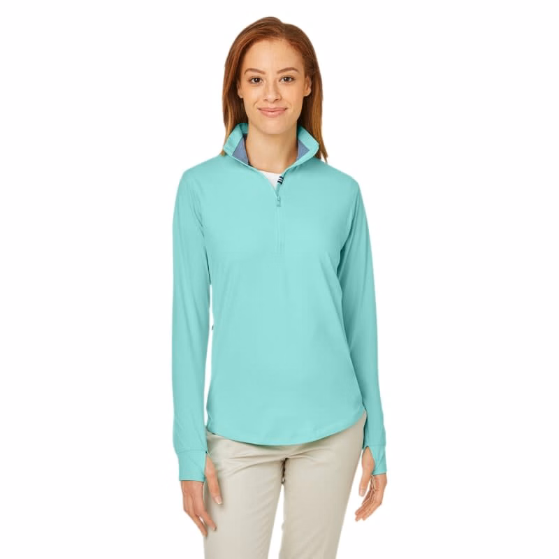 Nautica Ladies' Saltwater Quarter-Zip Pullover
