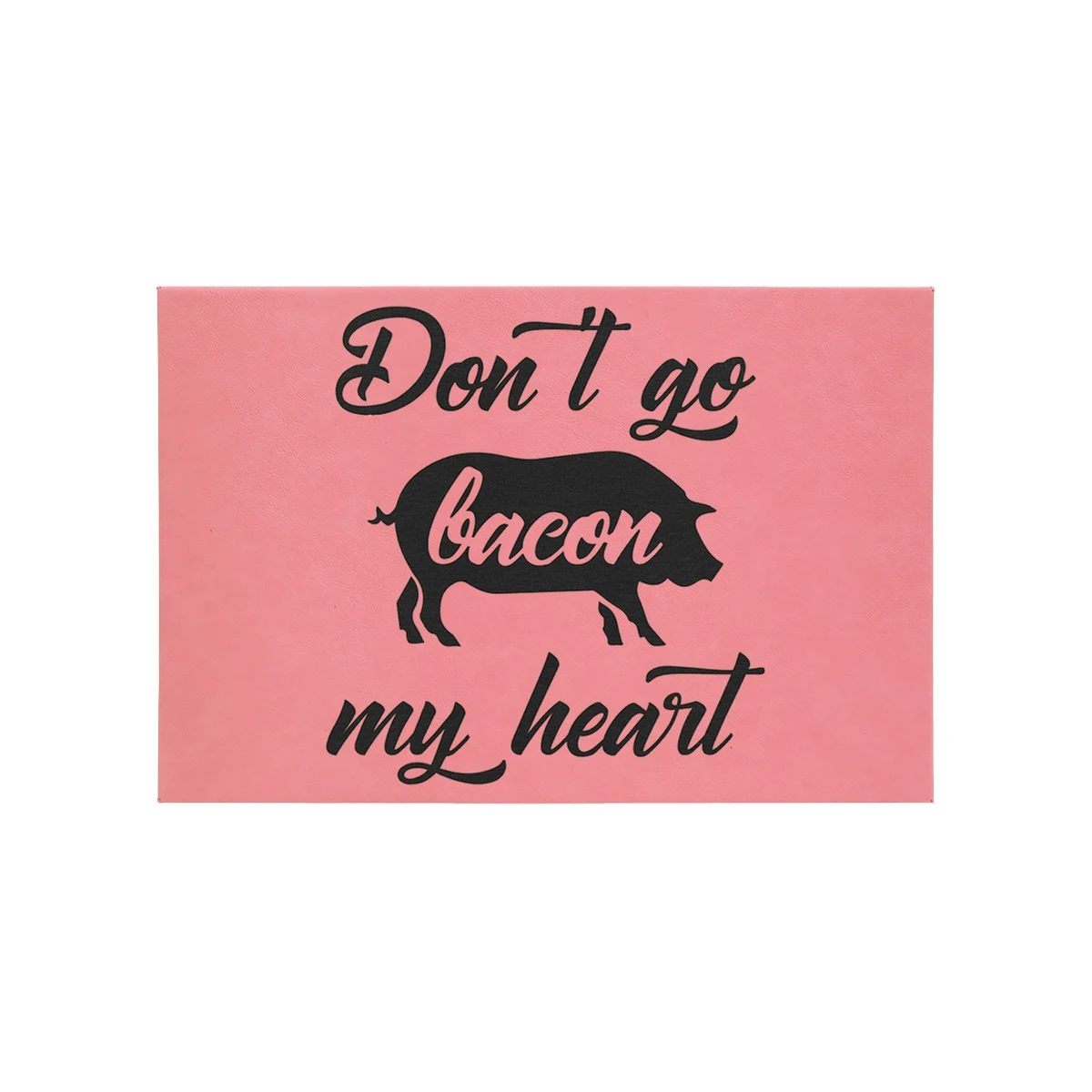 12" x 18" Pink Leatherette Wall Decor 1