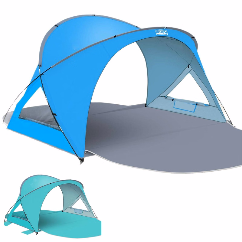 Dual Zipper Doors UV Protection Beach Tent