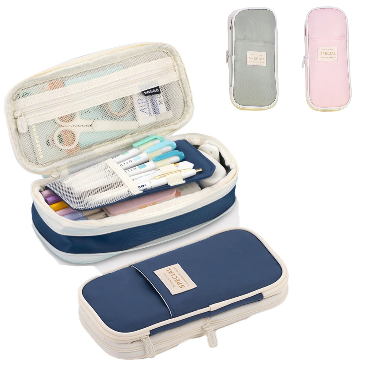 Double-layer Telescopic Pencil Box 1