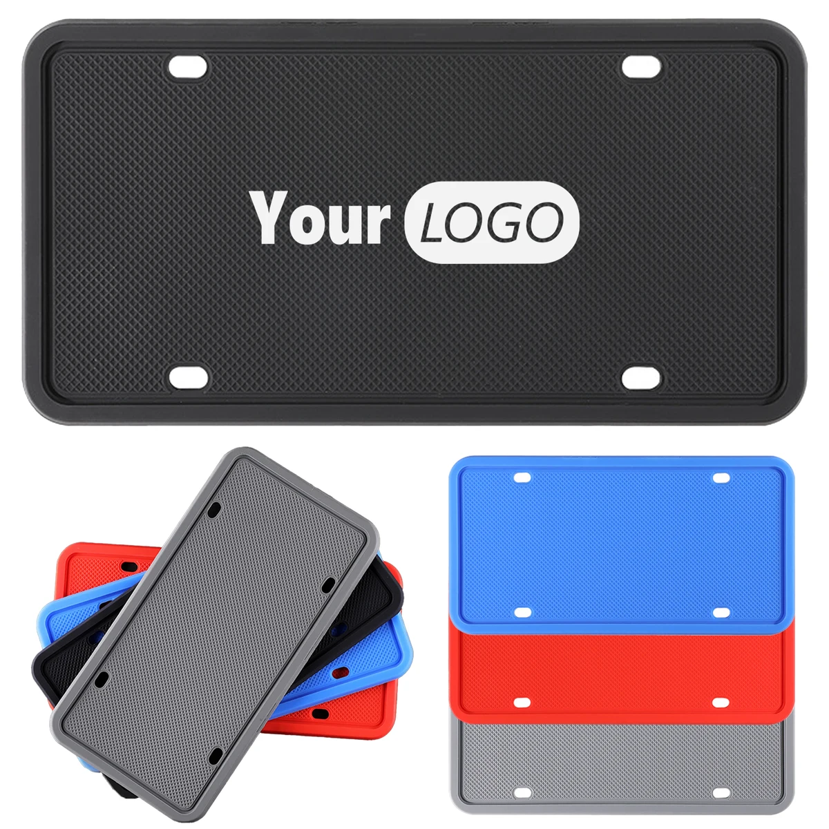 Silicone Waterproof License Plate Frame 1