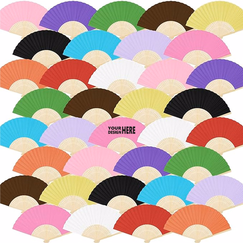 Exquisite Customizable Folding Fan Gift