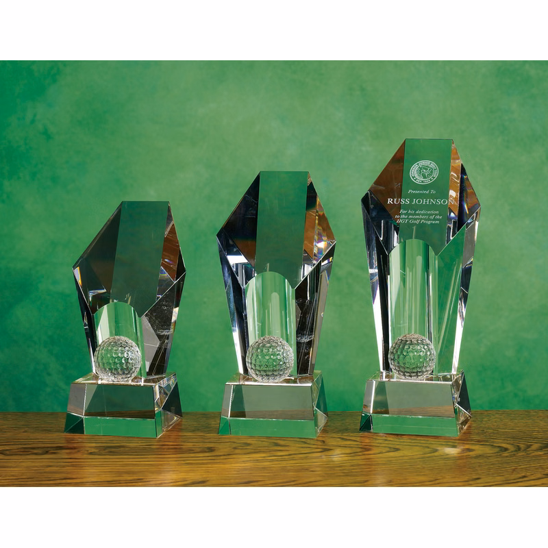 7" Crystal Bogey Award