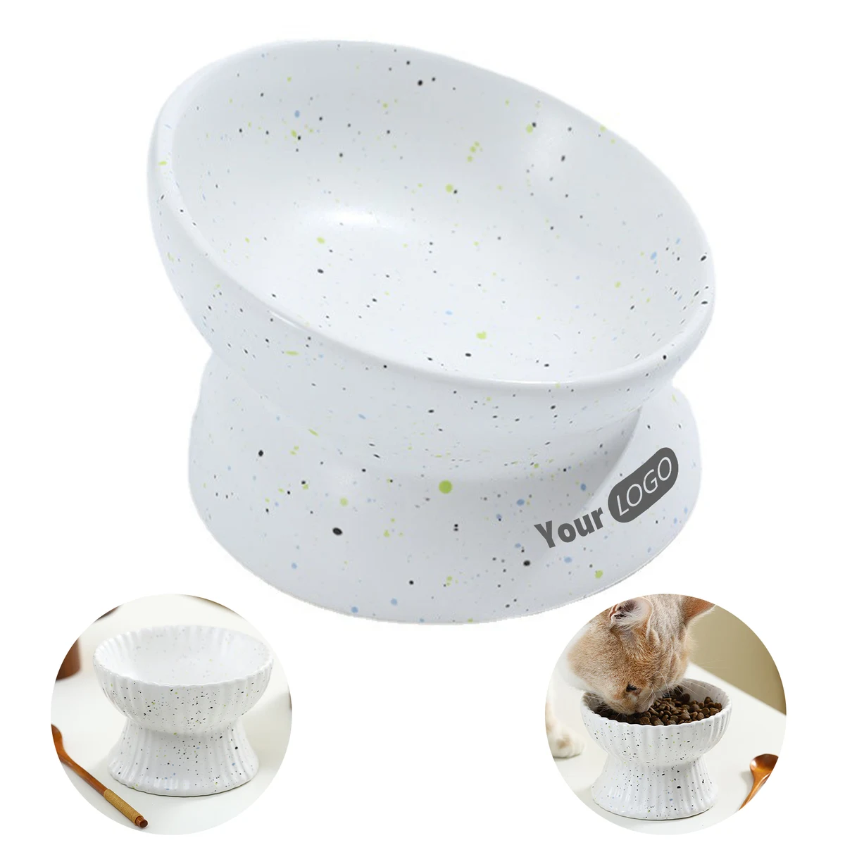 Ceramic Pet Ceramic Cat Food Bowl 1