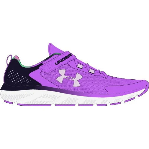 Girls' Pre-School UA Assert 9 AC Running Shoes 1