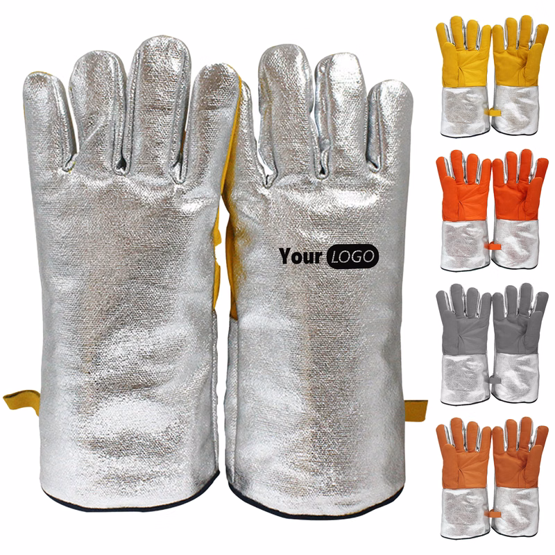 Cowhide Heat-Resistant And Heat-Insulating Gloves