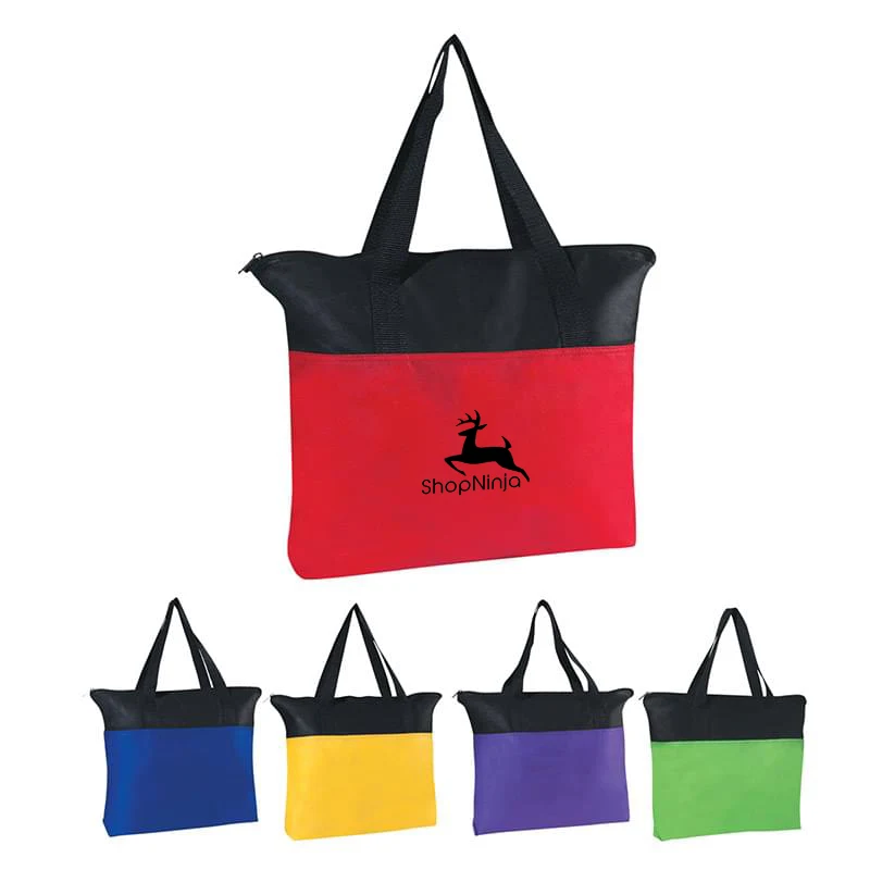 Non-woven Tote Bag with Zipper 1