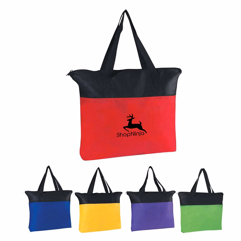 Non-woven Tote Bag with Zipper