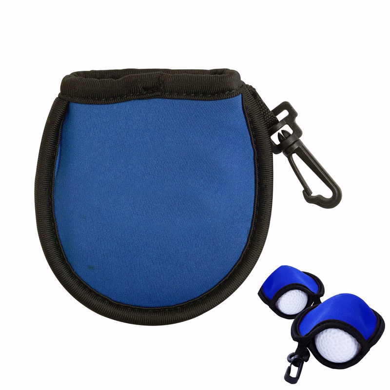 Golf Ball Cleaning Pouch With Clamp