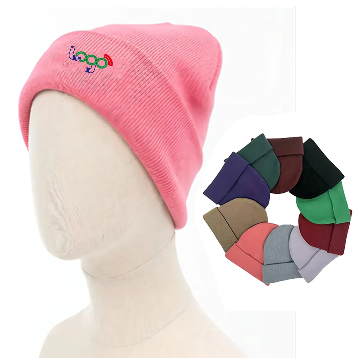 Warm Knitted Beanie Cap 1