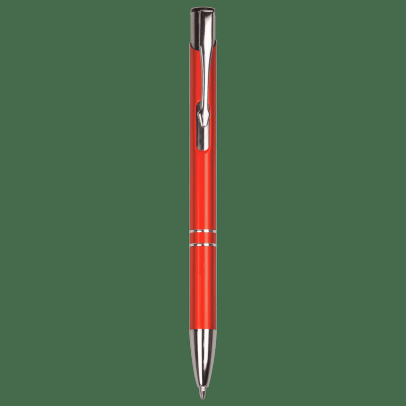 Red with Silver Trim Pen