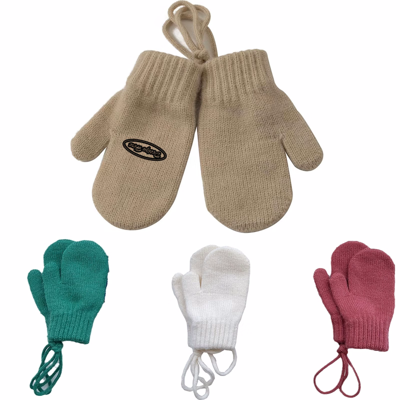 Durable Knit Gloves for Kids' Warmth in Fall & Winter Seasons