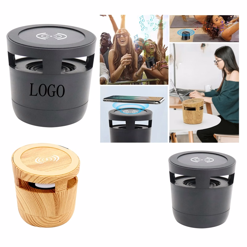 Portable Bluetooth Speaker with Wireless Charging 2 In 1