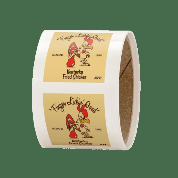 3" x 3" Square Roll Labels