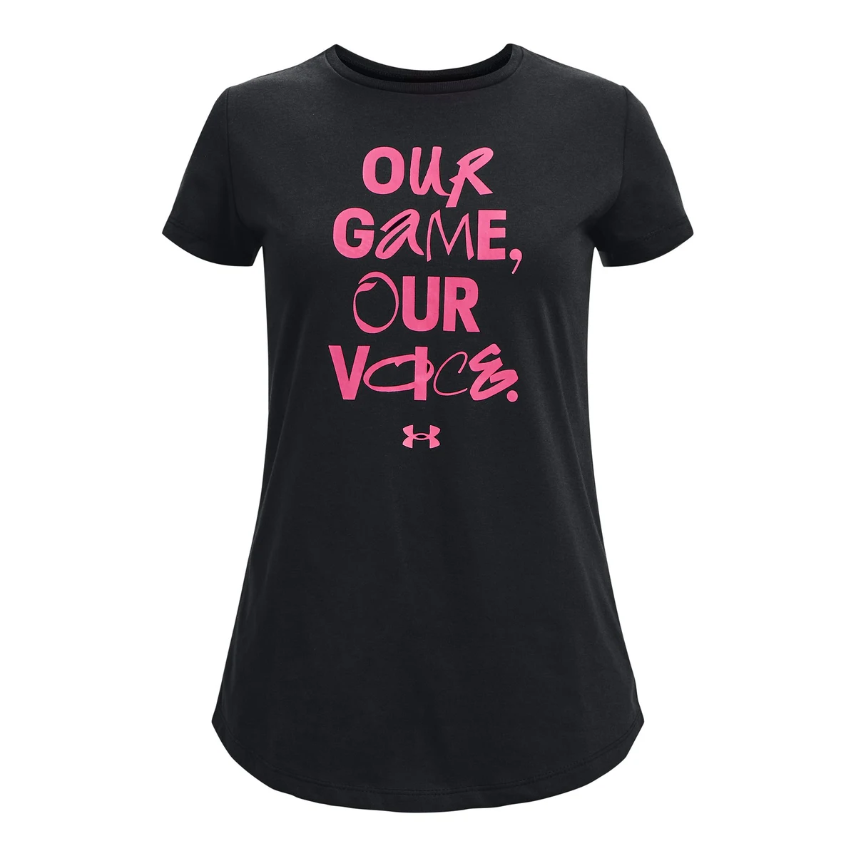 Girls' UA Our Game Our Voice Short Sleeve 1