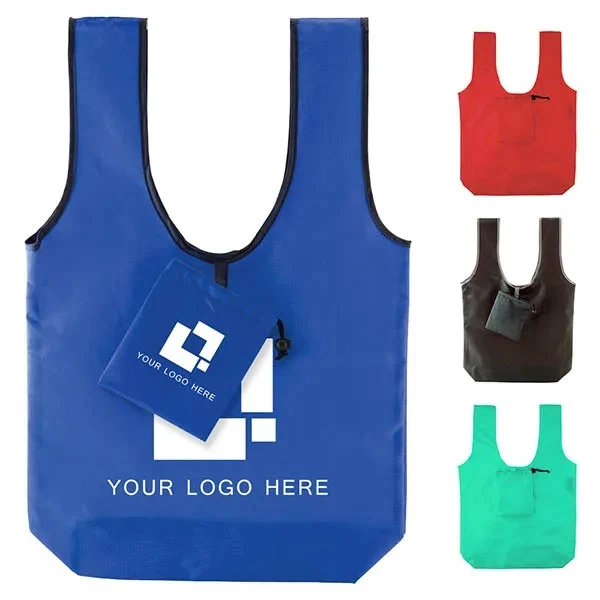 Folding Promotional Pouch Totes 1