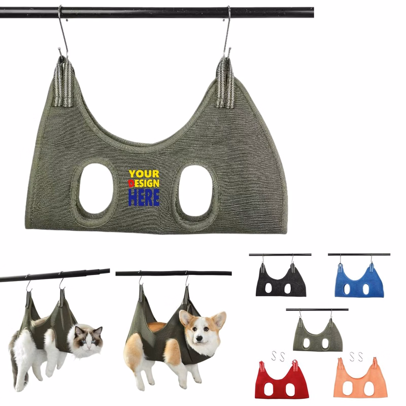 Pet Grooming Hanging Sling With Metal Hooks