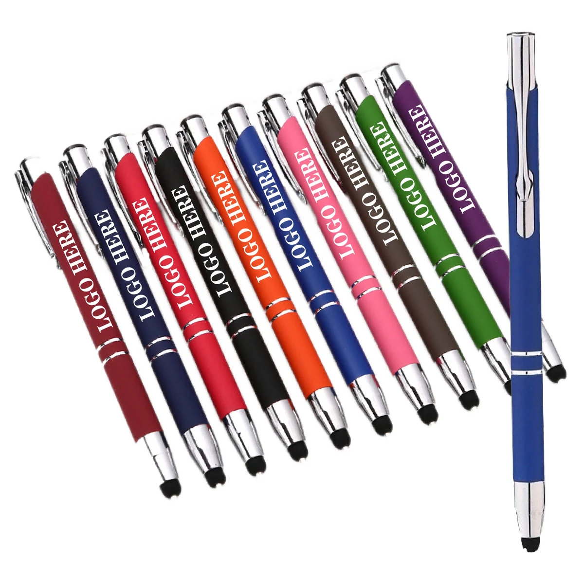 2-In-1 Metal Ballpoint Pens With Stylus 1
