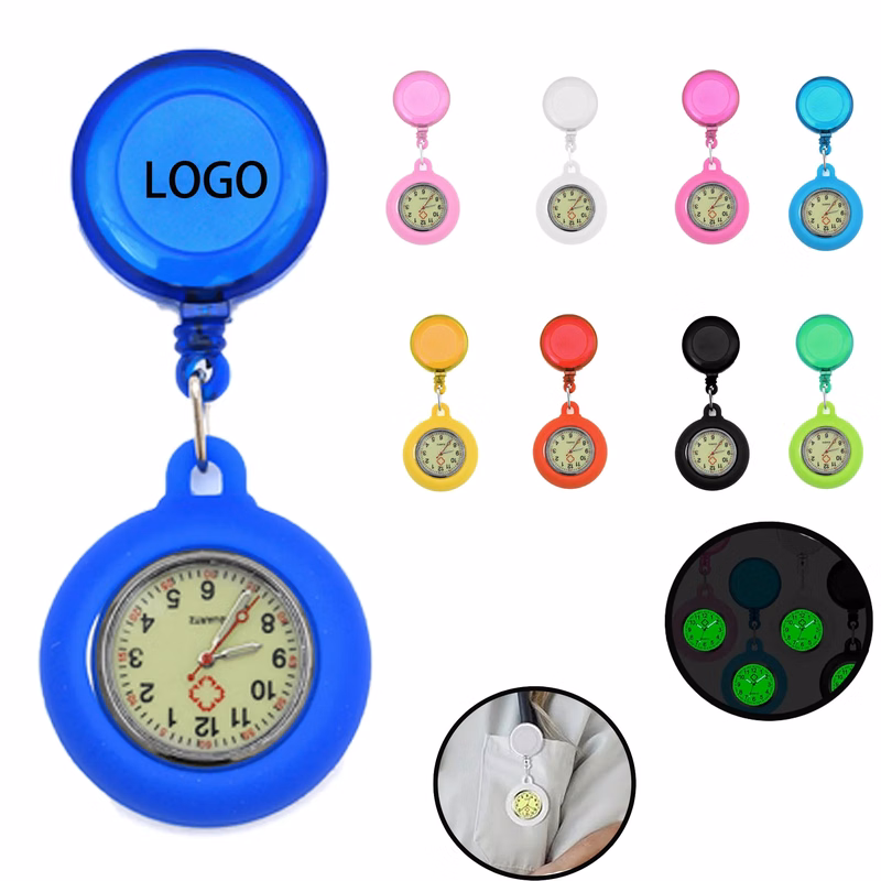 Clip on Hanging Lapel Nurse Luminous Watch