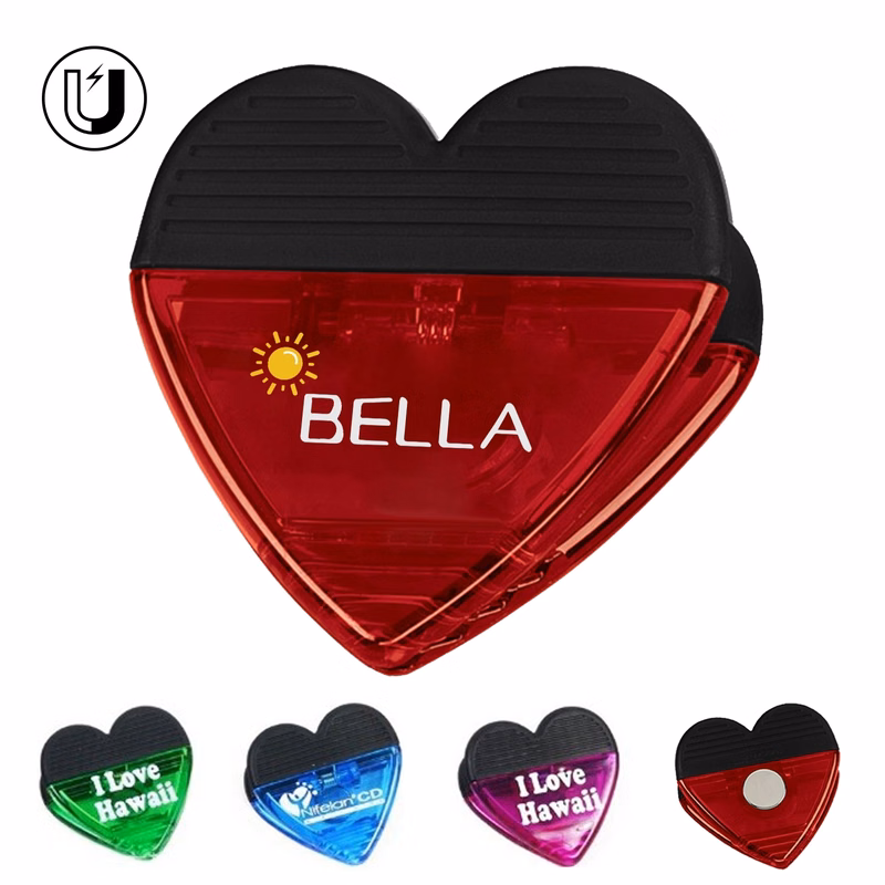 Magnetic Plastic Heart Clip