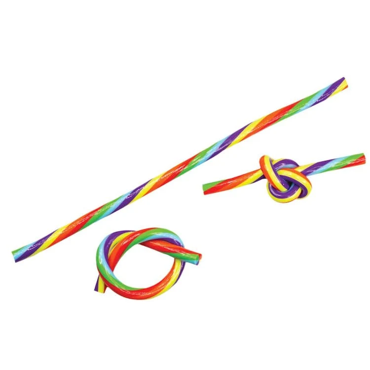 Glow in the Dark Noodle Fidget Toys Rainbow 1