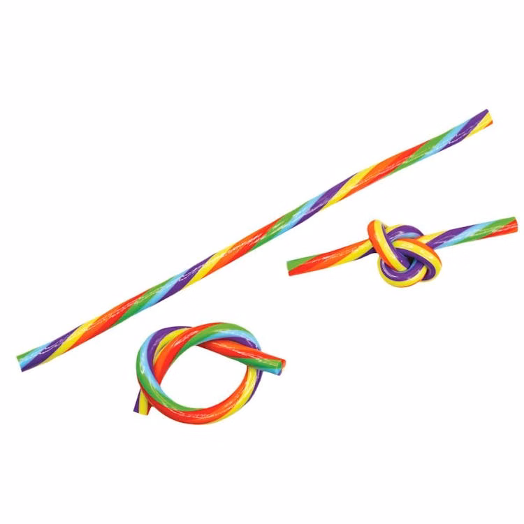 Glow in the Dark Noodle Fidget Toys Rainbow