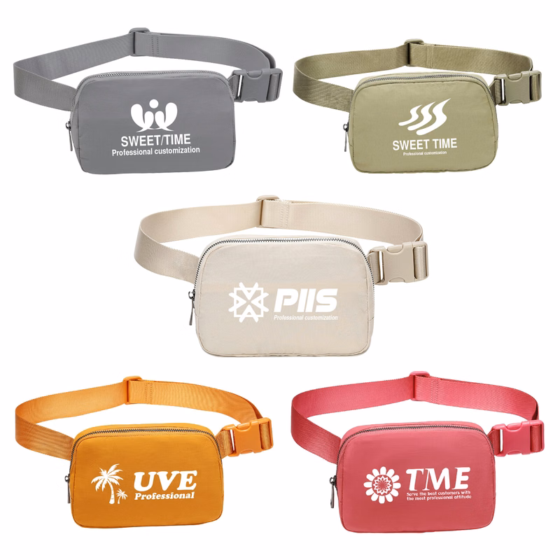 Unisex Mini Belt Fanny Bag With Adjustable Waist Strap