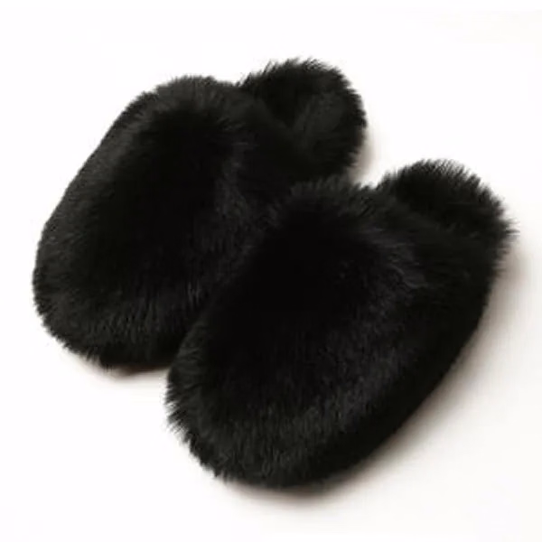 Warm Women Faux Vegan Slippers