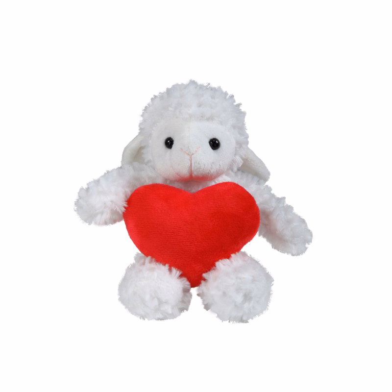 soft plush Sheep with heart