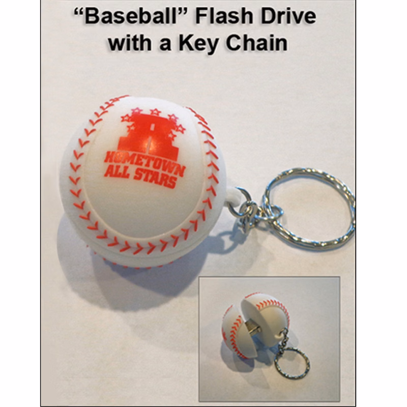 Baseball Flash Drive / USB - 1 GB
