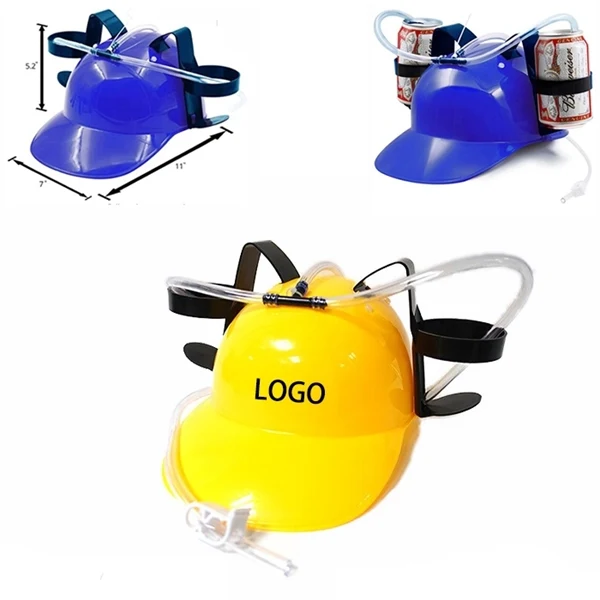 Guzzler Drinking Helmet Adjustable Can Holder Cap Drinker Fa 1