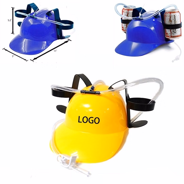 Guzzler Drinking Helmet Adjustable Can Holder Cap Drinker Fa
