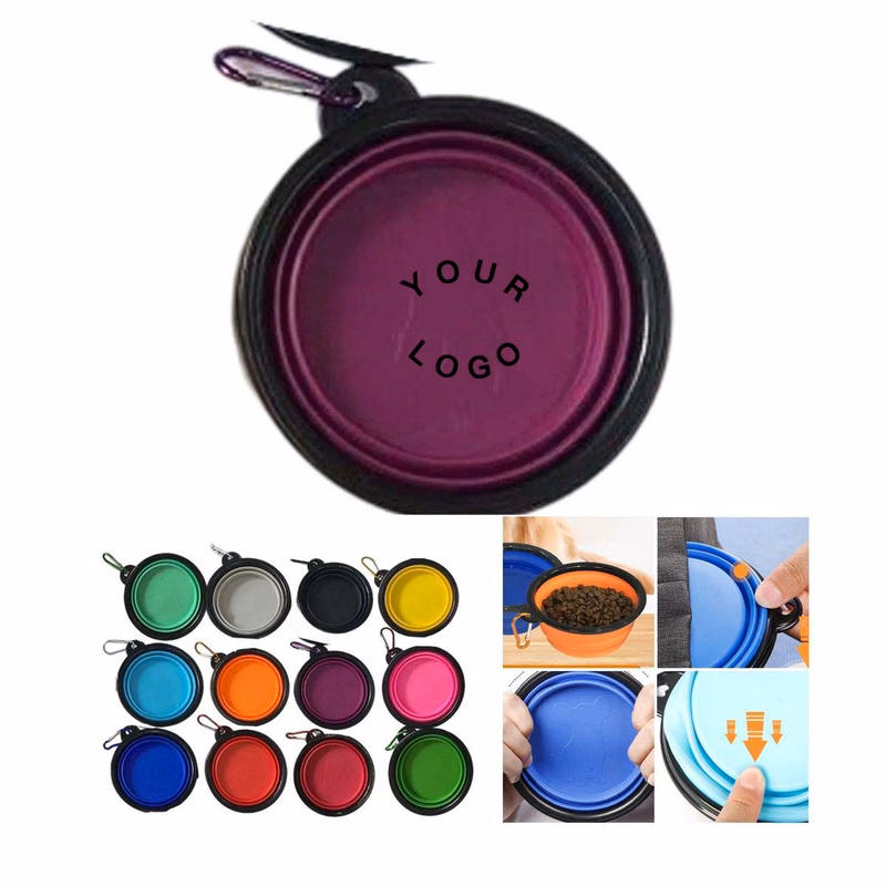 TPE Foldable Dog Bowl Portable for Travel